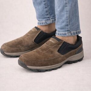 Denali Brown Suede Slip-On Outdoor Shoes Men’s Size 9.5